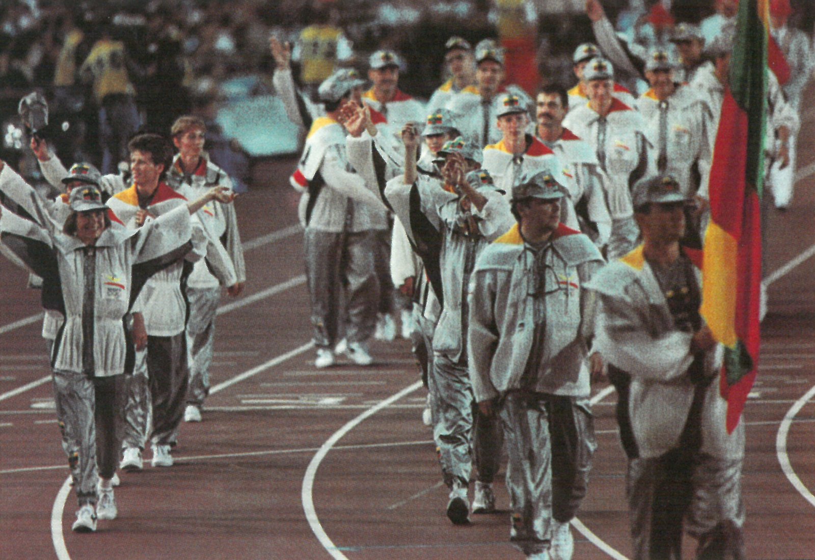 Lietuvos rinktinė atidarymo ceremonijoje (LTOK archyvo nuotr.)