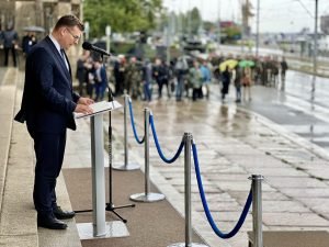  L. Kasčiūnas Lenkijoje: Lietuva siekia tapti pagrindine NATO vadavietės šalimi